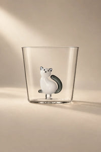 Hidden Curiosity Clear Glass Drinking Cup