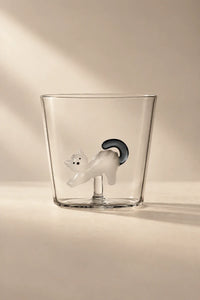 Hidden Curiosity Clear Glass Drinking Cup