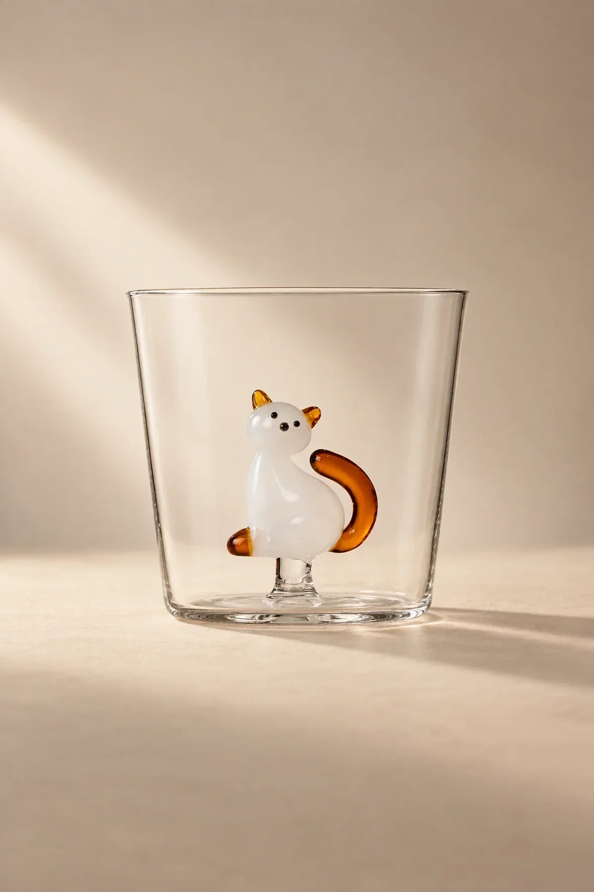 Hidden Curiosity Clear Glass Drinking Cup