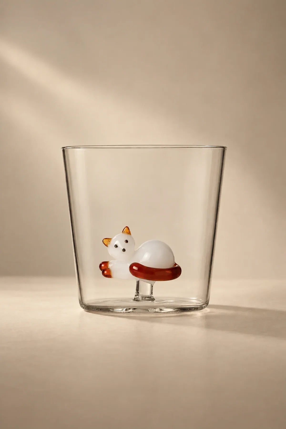 Hidden Curiosity Clear Glass Drinking Cup