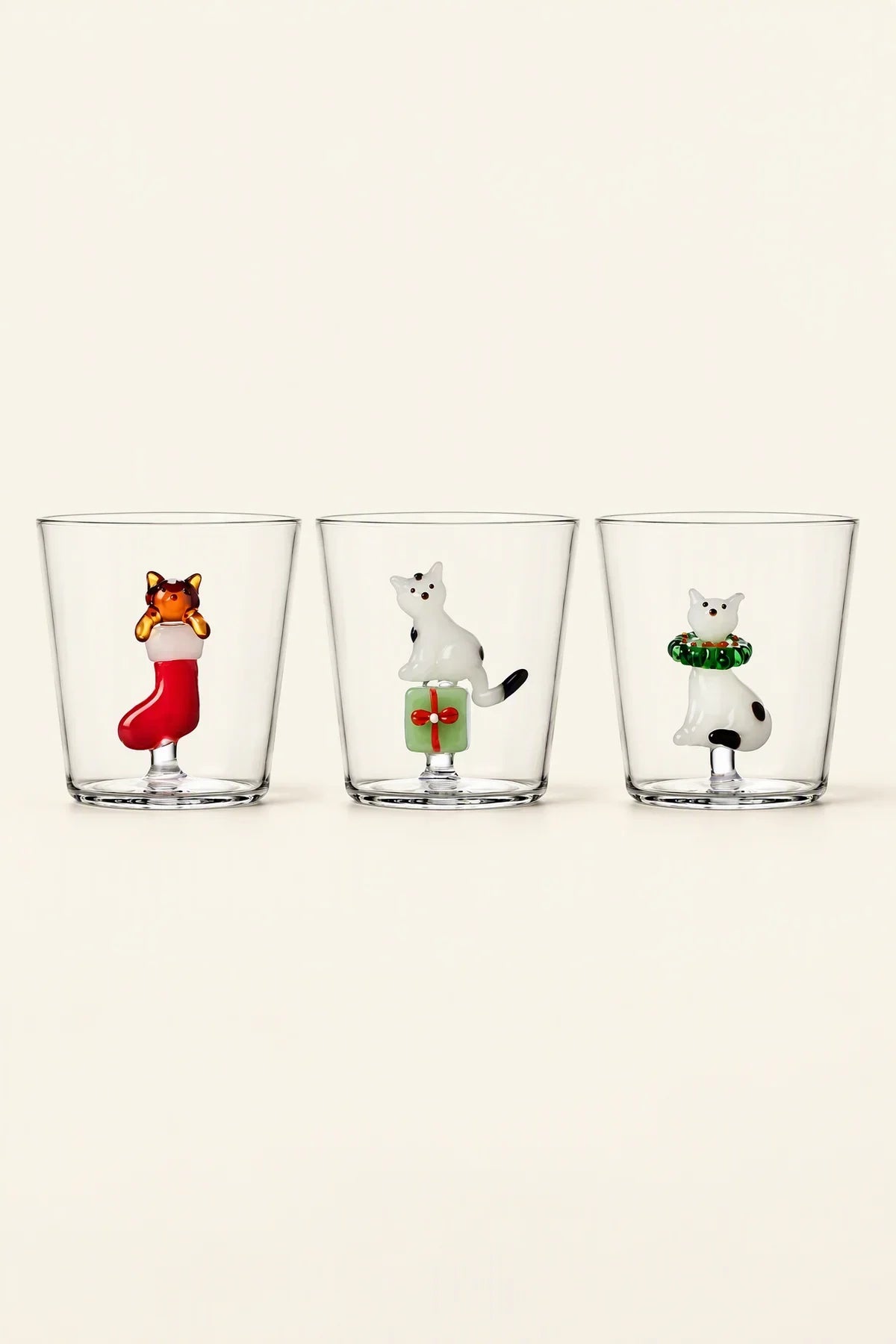 Holiday Fable Clear Glass Tumbler