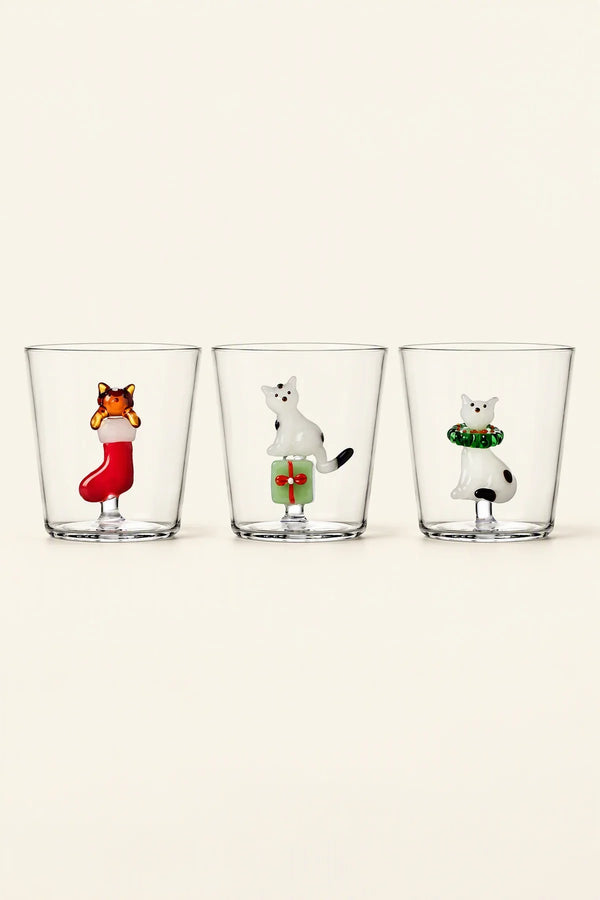Holiday Fable Clear Glass Tumbler