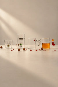 Holiday Fable Clear Glass Tumbler