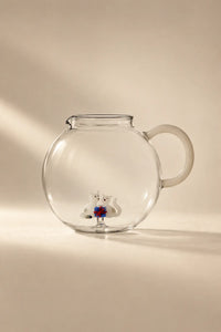 Christmas Tales Clear Glass Teapot