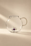 Christmas Tales Clear Glass Teapot