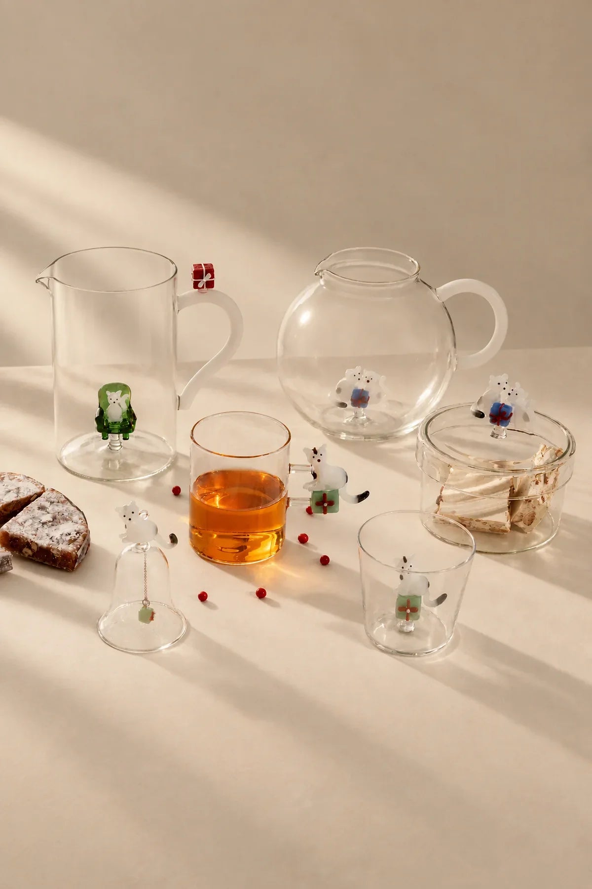 Christmas Tales Clear Glass Tableware Set