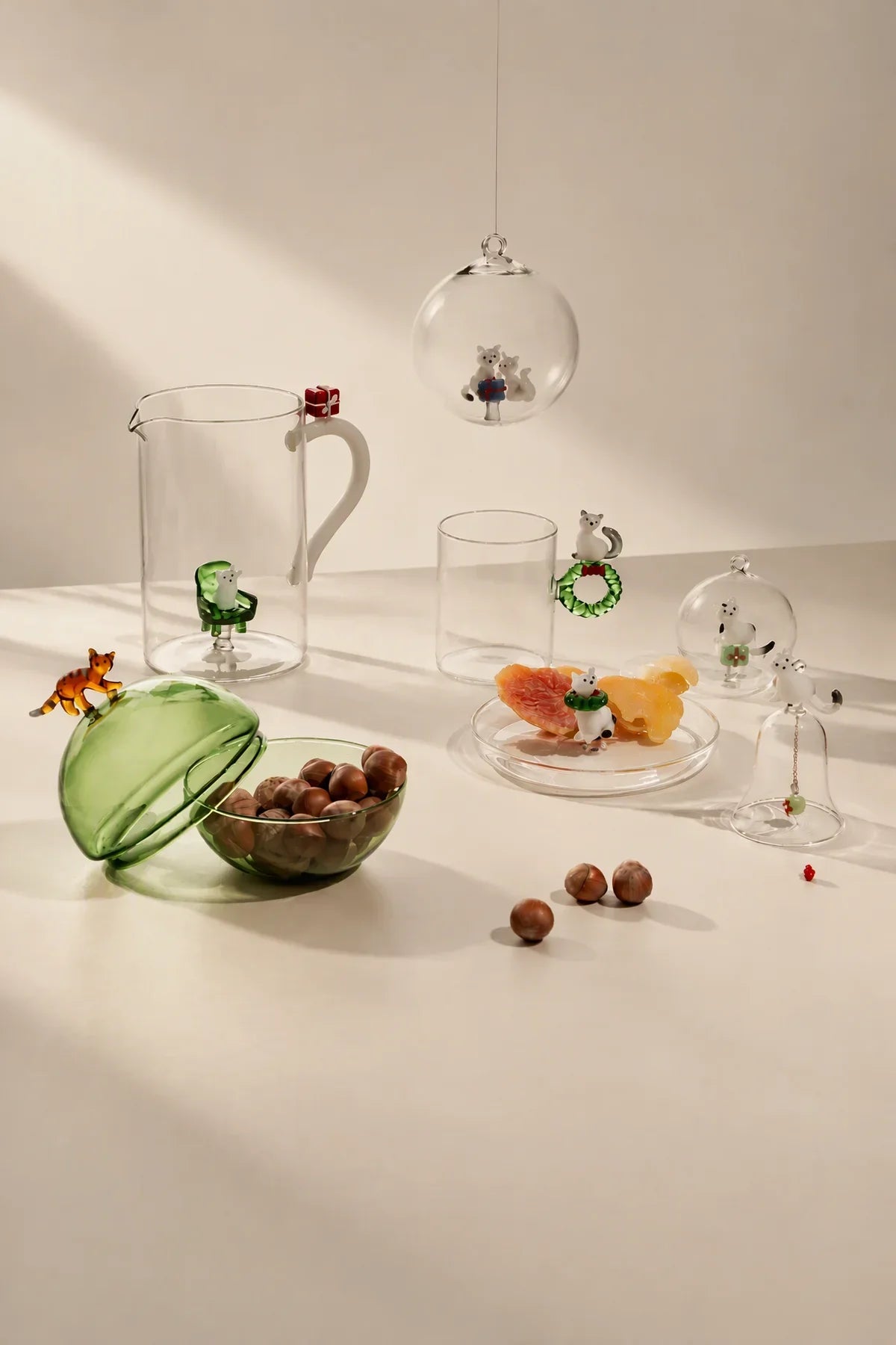 Christmas Tales Clear Glass Tableware Set