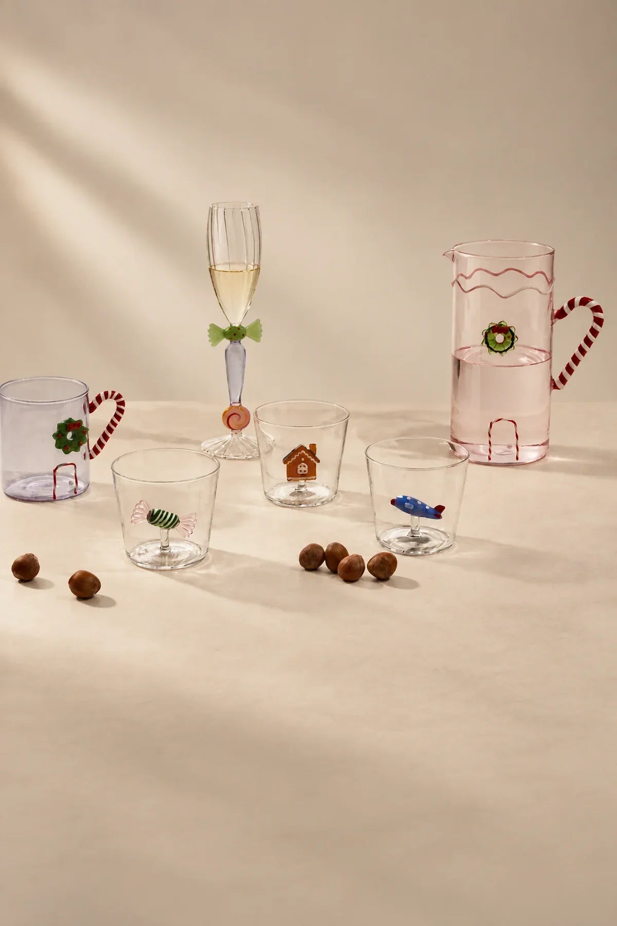 Christmas Tales Clear Glass Tableware Set