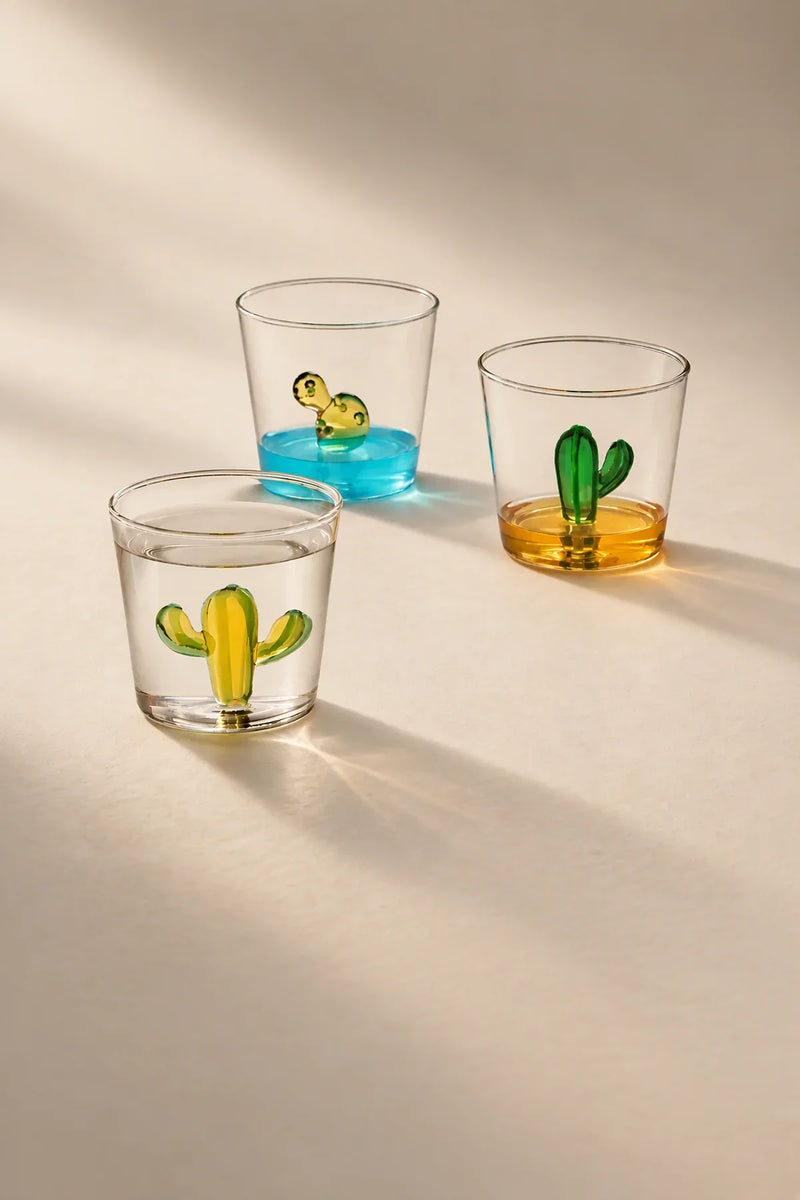 Glass Menagerie Clear Glass Cup