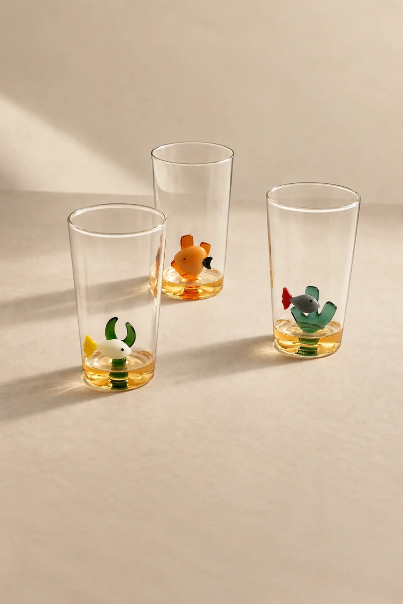 Glass Menagerie Clear Glass Cup