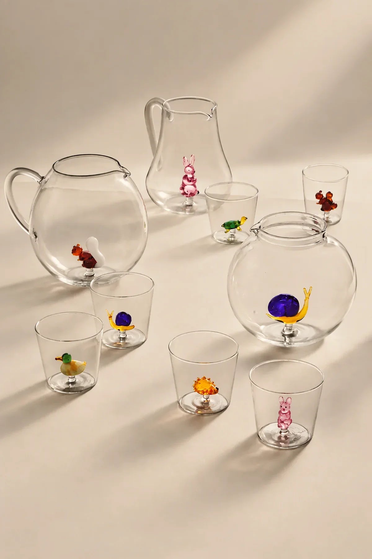 Glass Menagerie Clear Glass Cup