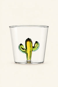 Desert Oasis Clear Glass Tumbler