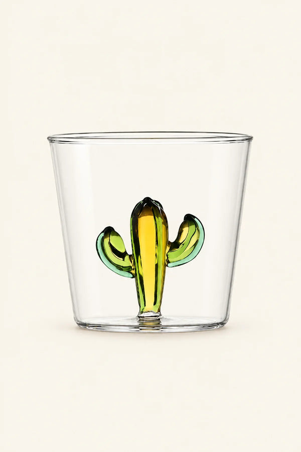Desert Oasis Clear Glass Tumbler