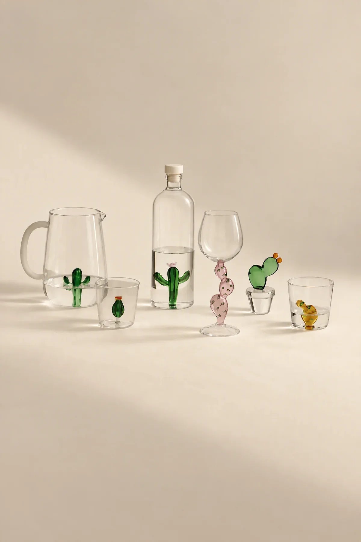 Desert Oasis Clear Glass Tumbler