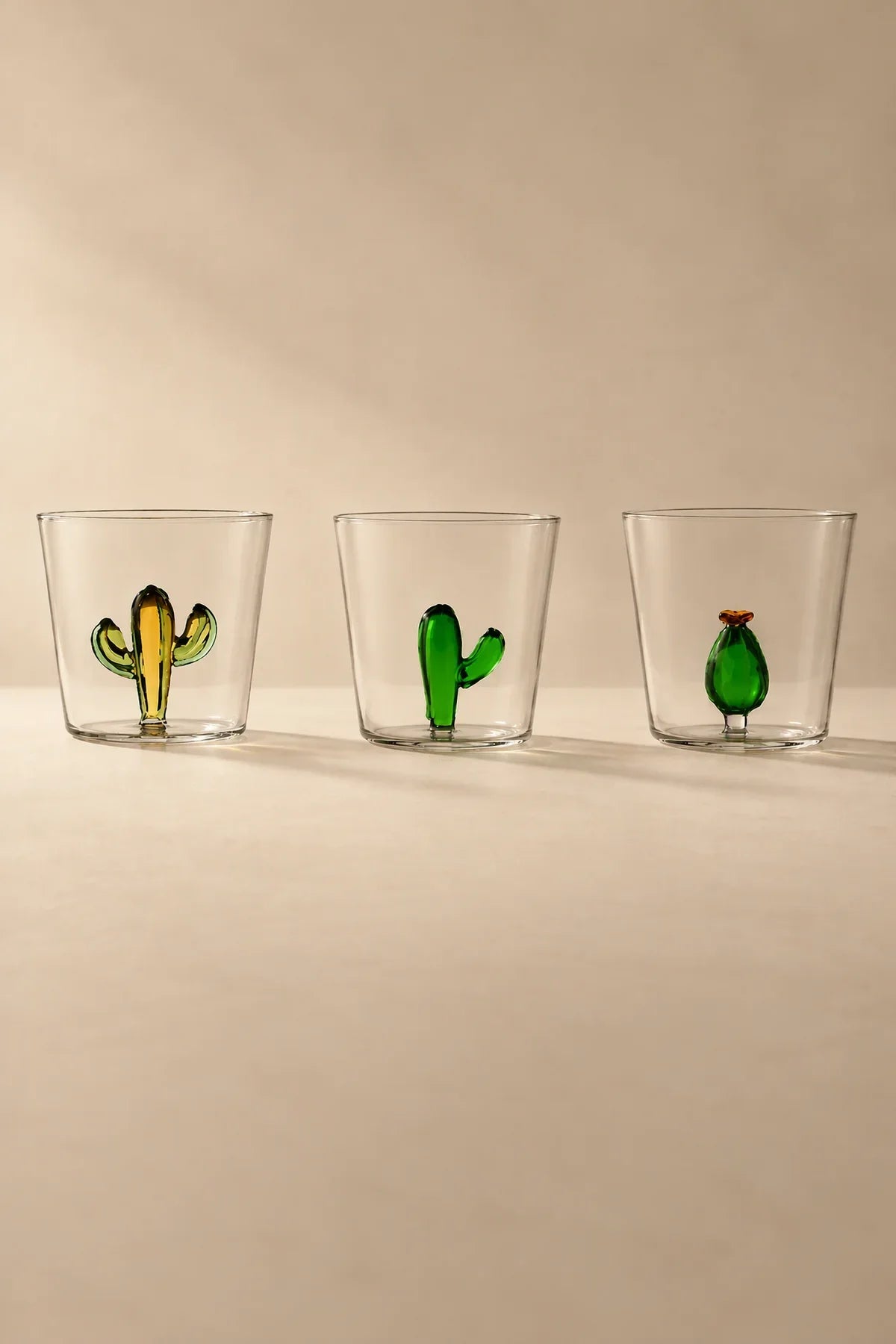 Desert Oasis Clear Glass Tumbler