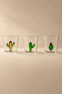 Desert Oasis Clear Glass Tumbler