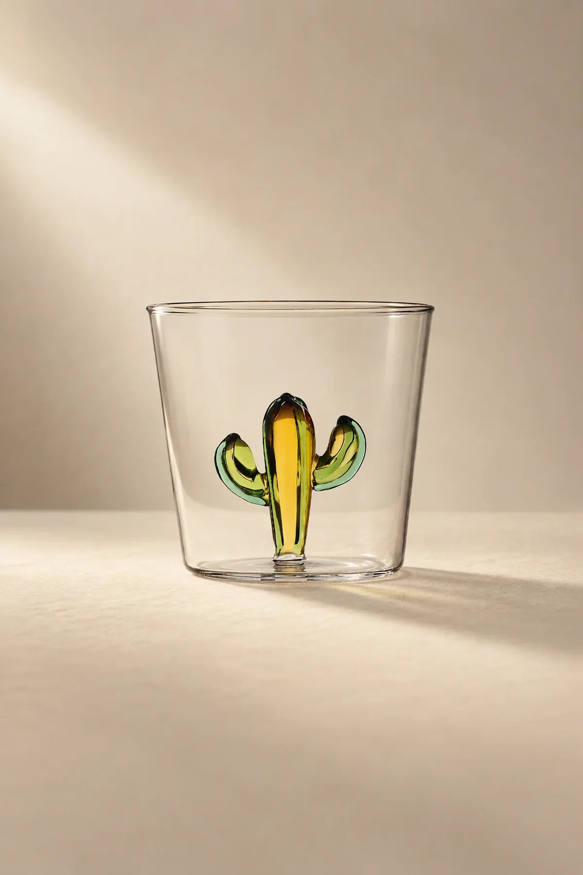 Desert Oasis Clear Glass Tumbler
