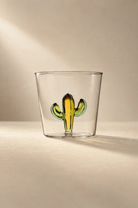 Desert Oasis Clear Glass Tumbler