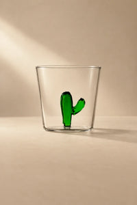 Desert Oasis Clear Glass Tumbler