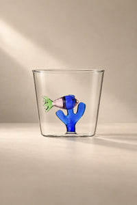 Desert Oasis Clear Glass Tumbler