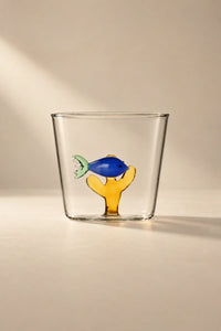 Desert Oasis Clear Glass Tumbler