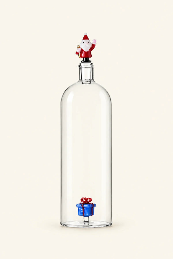 Winter Theater Clear Glass Carafe