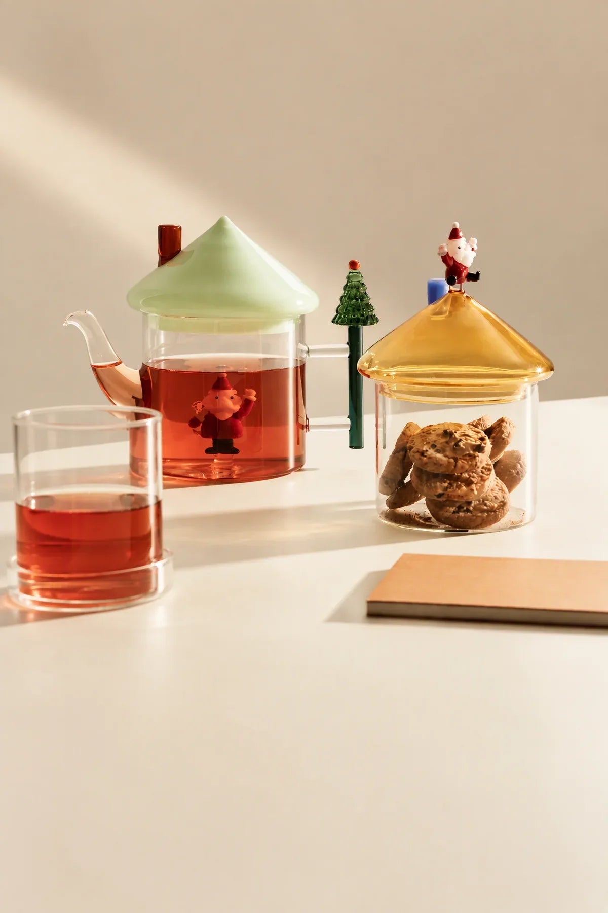 Winter Theater Clear Glass Carafe