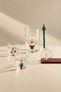 Winter Theater Clear Glass Carafe