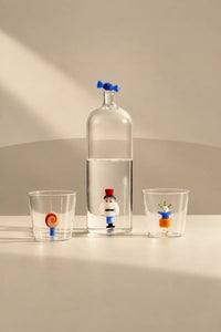 Winter Theater Clear Glass Carafe