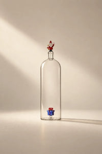 Winter Theater Clear Glass Carafe