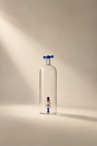 Winter Theater Clear Glass Carafe