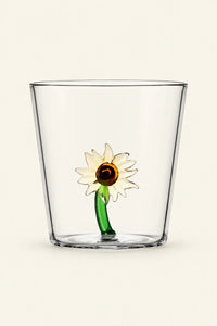 Secret Garden Clear Glass Drinkware Set