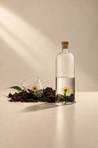 Secret Garden Clear Glass Drinkware Set