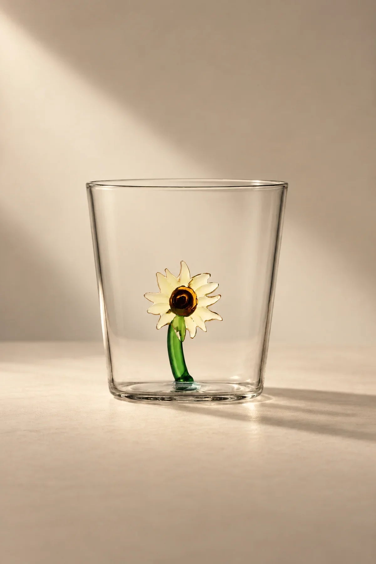 Secret Garden Clear Glass Drinkware Set