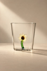 Secret Garden Clear Glass Drinkware Set