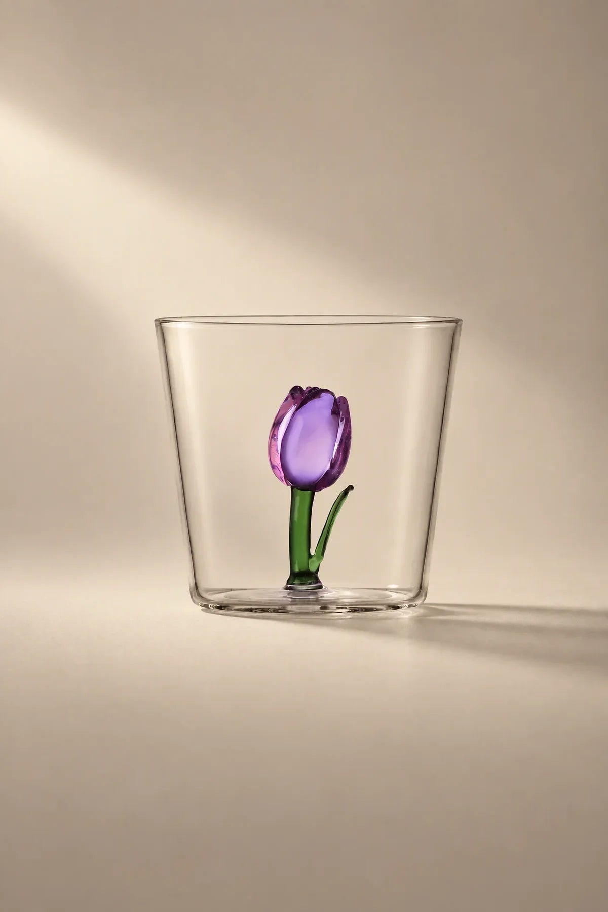 Botanical Garden Clear Glass Drinking Glass