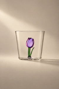 Botanical Garden Clear Glass Drinking Glass