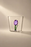 Botanical Garden Clear Glass Drinking Glass