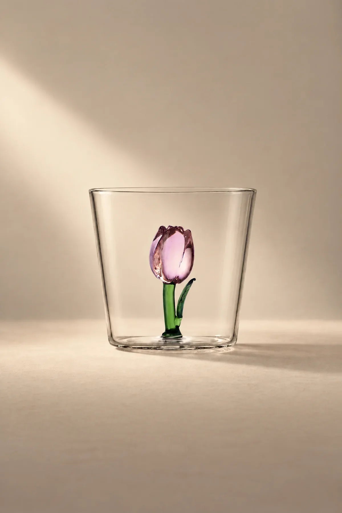 Botanical Garden Clear Glass Drinking Glass