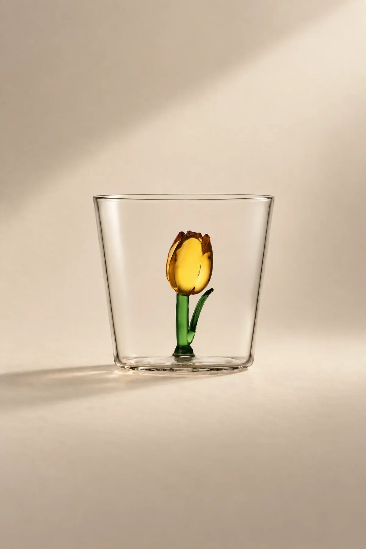 Botanical Garden Clear Glass Drinking Glass