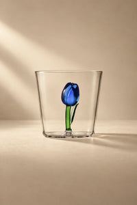 Botanical Garden Clear Glass Drinking Glass