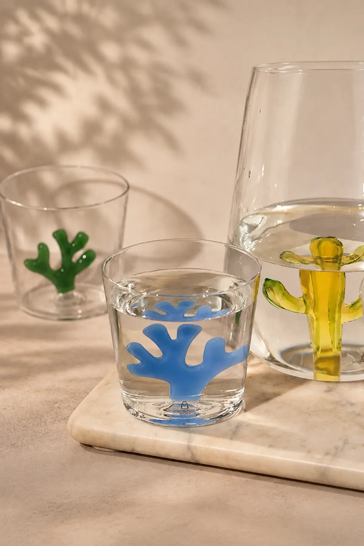 Deep Sea Clear Glass Tumbler