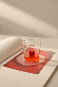 Sweetheart Pulse Clear Glass Glassware Collection