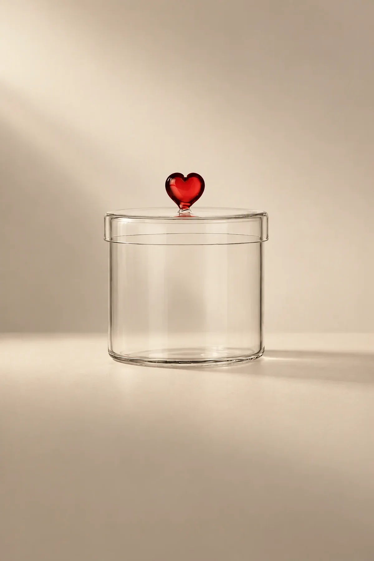Sweetheart Pulse Clear Glass Glassware Collection