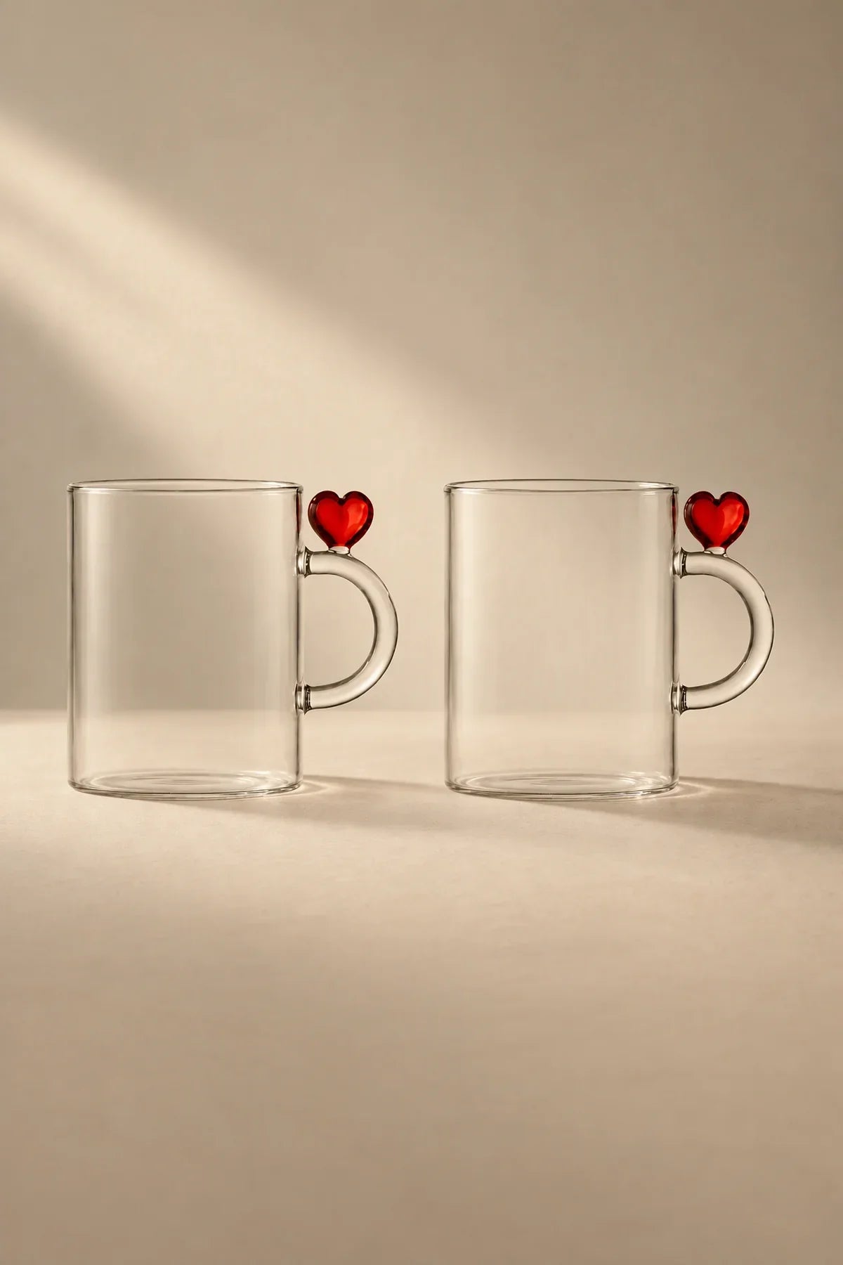 Sweetheart Pulse Clear Glass Glassware Collection