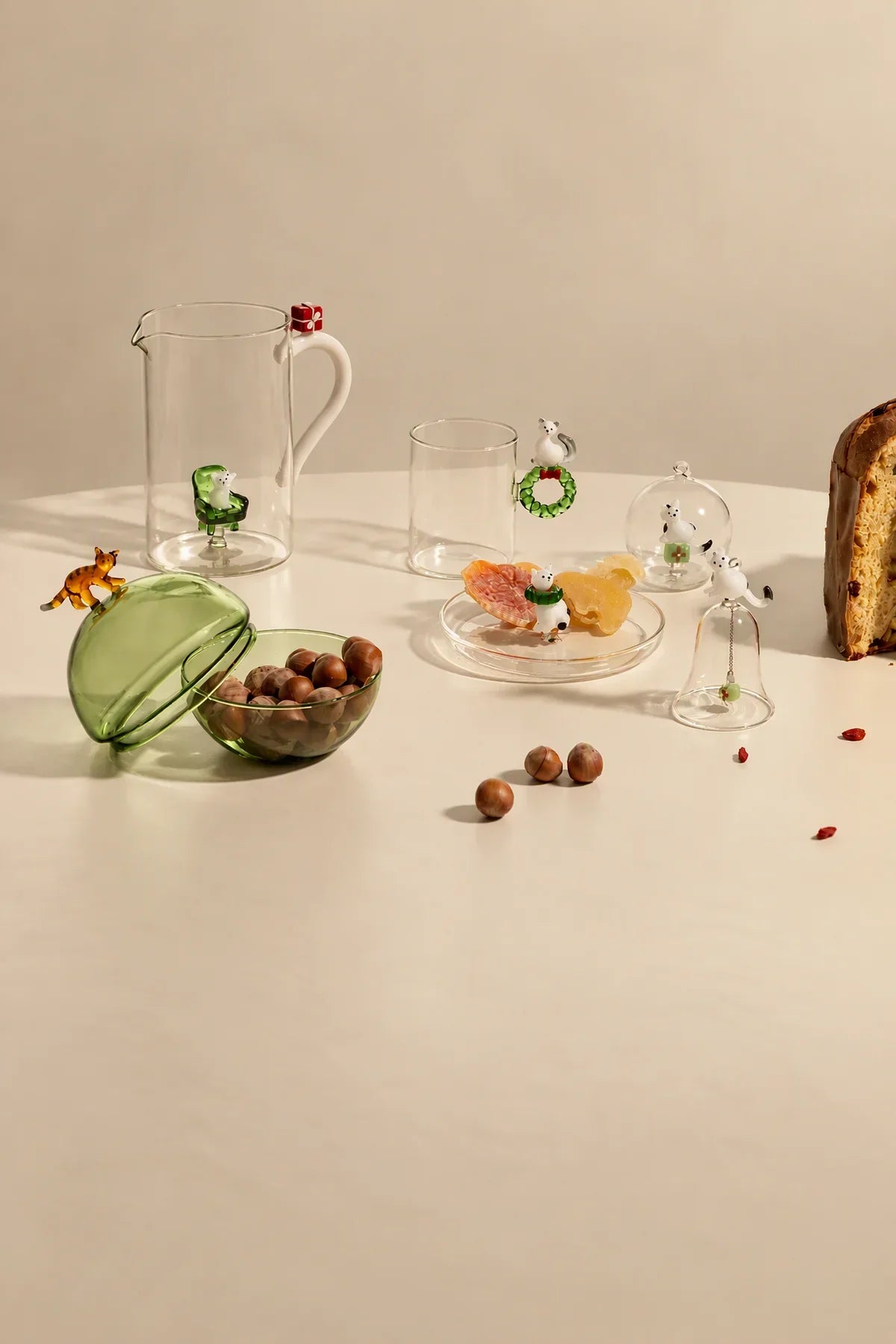 Sugar Rush Candy-Tone Glass Champagne Flute Set