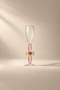 Sugar Rush Candy-Tone Glass Champagne Flute Set