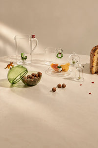 Holiday Fable Multi-Color Borosilicate Glassware Set