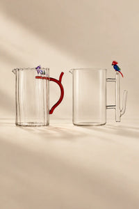 Aviary Study Clear Glass Cup
