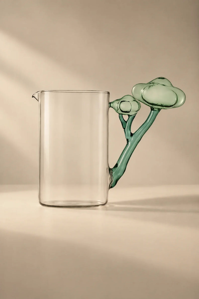 Aviary Study Clear Glass Cup